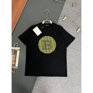 Balmain round neck casual short sleeve